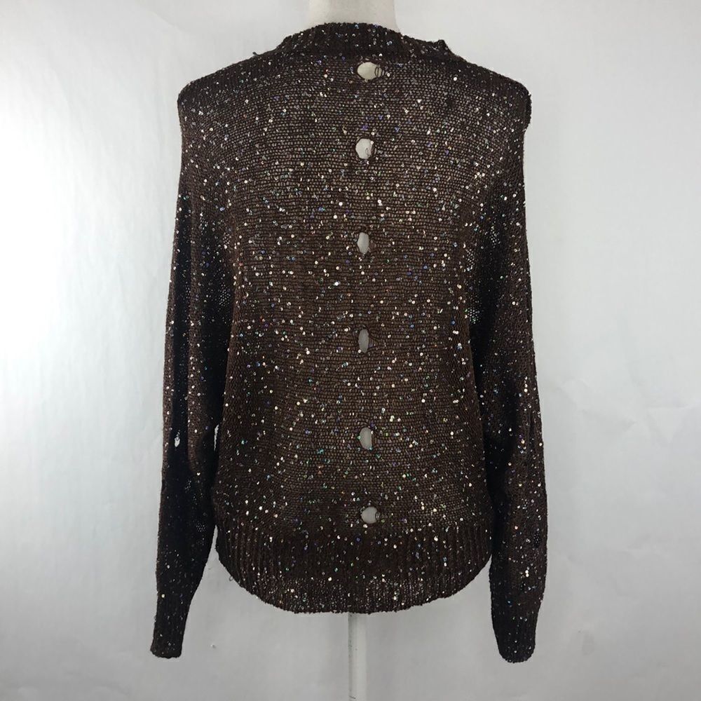 Ceres woman’s sequenced button up overlay - Picture 4 of 8